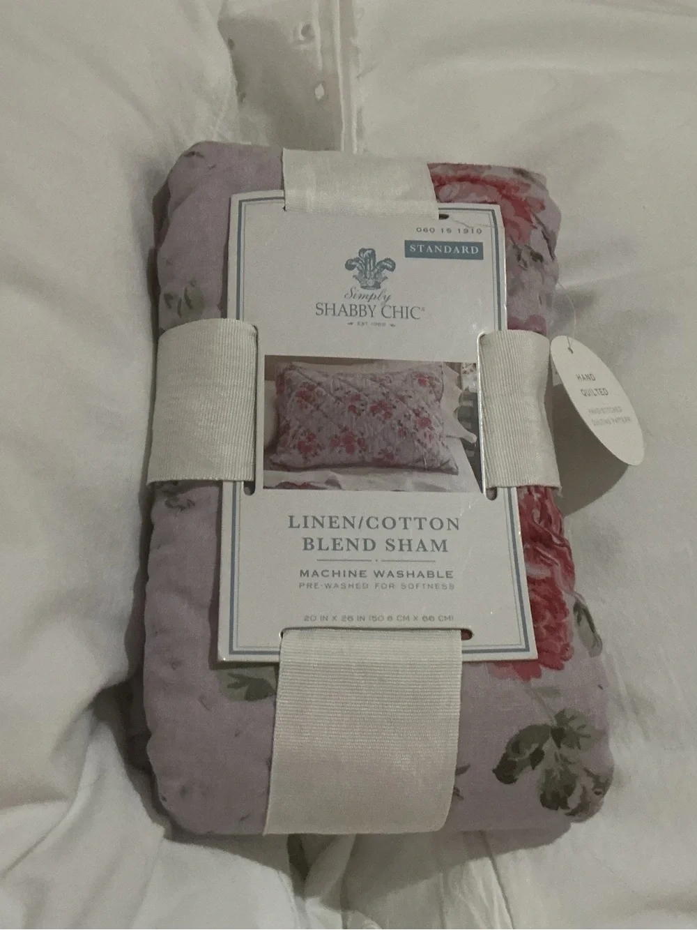NWT Simply Shabby Chic Linen/Cotton Sham